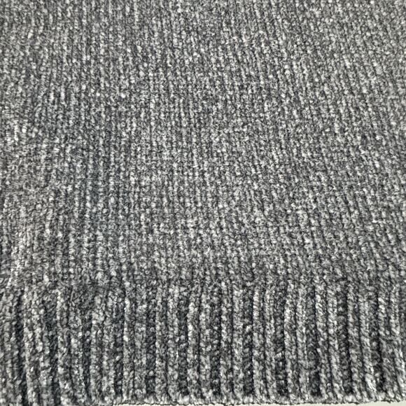 Orvis Sweater Women's Gray Ribbed Knit V Neck Knit Chenille Sweater Size Large - Picture 5 of 7